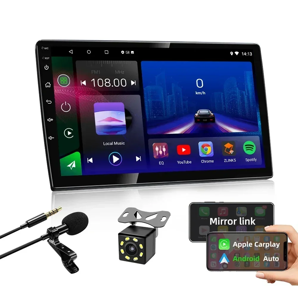 

1+16GB BT FM GPS WIFI DSP Carplay Offline Map Universal Radio Car Video Android Stereo