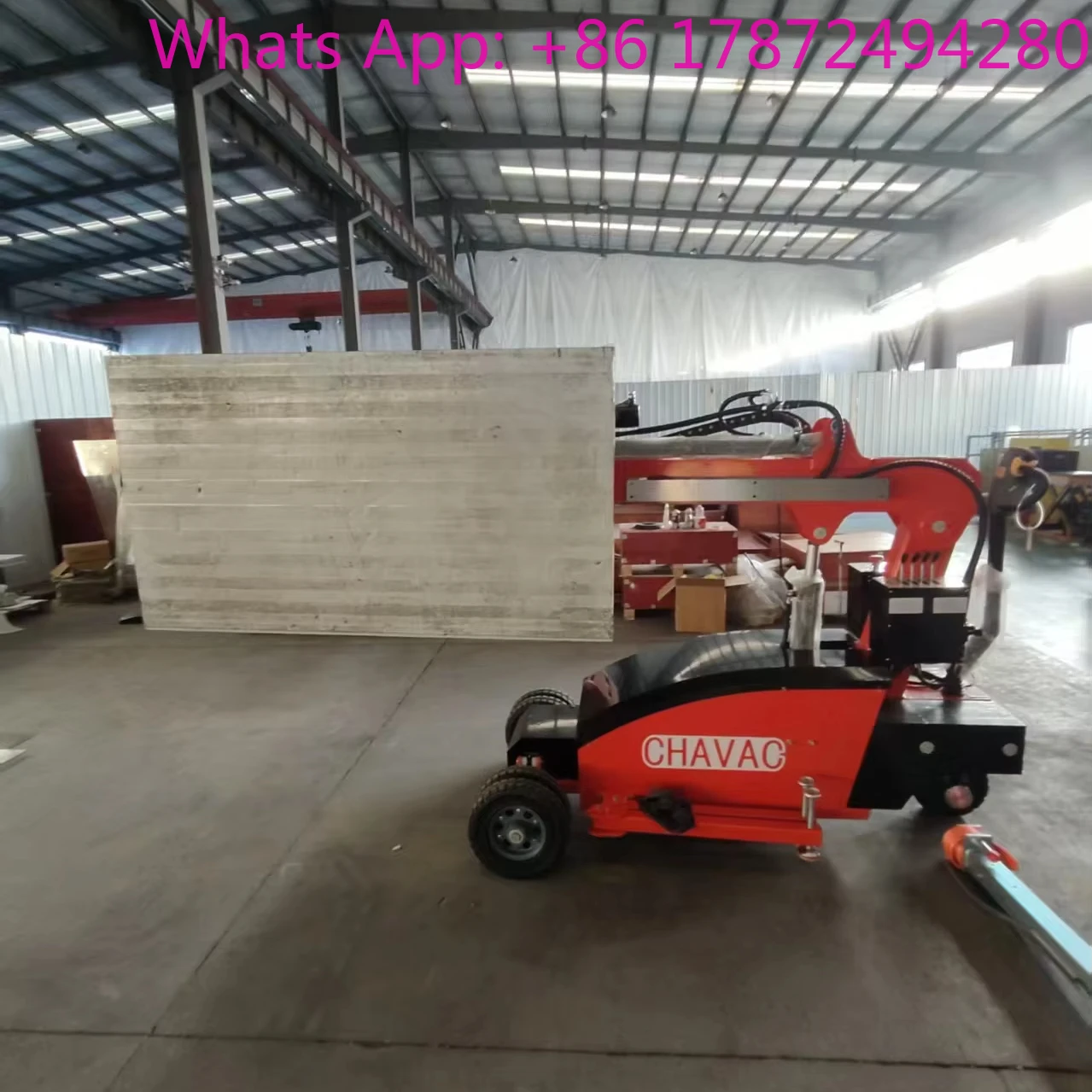 powered large glass plate vacuum lifter 600kg 800kg, suction cup 5m height,