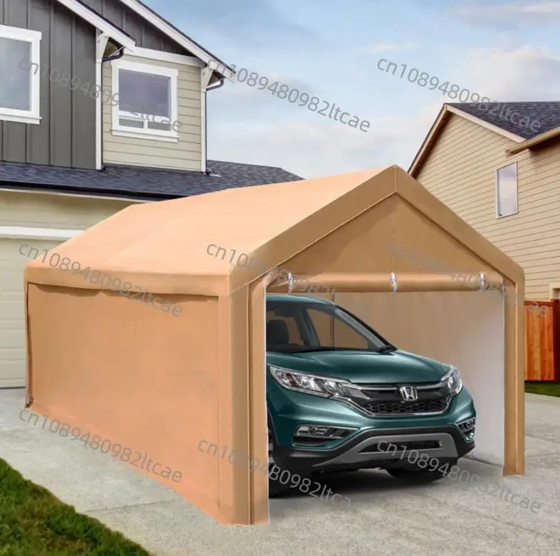 Household Outdoor PVC Plastic Rainproof Shelter Portable and Durable Movable Rainproof Waterproof Shade Sunscreen Carport