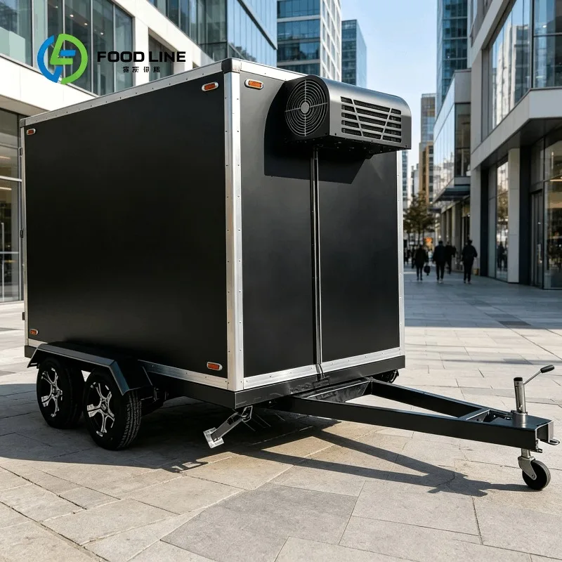 Customized Cold Storage Trailer Box With Polyurethane Foam Insulation For Food Logistics Bulk Order Wholesale Price