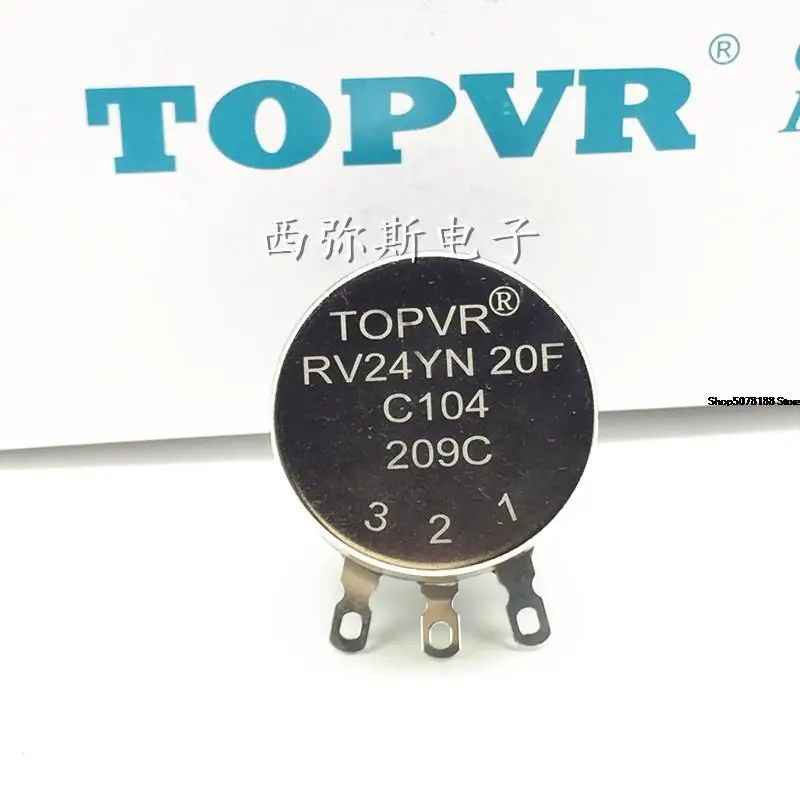 New topvr single coil carbon film potentiometer rv24yn20fc104 c100k genuine spot New