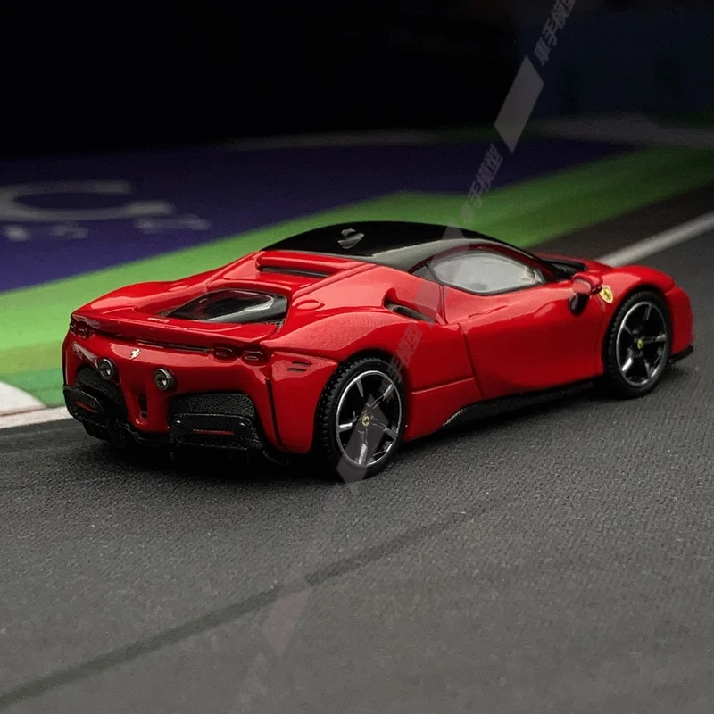 BBR 1/64 SF90 Rosso Corsa Lega Veicolo a motore Giocattolo Pressofusione Modello in metallo Collezione Regali per ragazzi