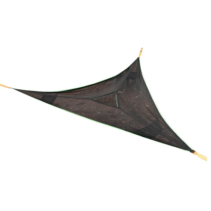 

Cross-border Outdoor Multi-person Hammock Large Aerial Tree Tent Aerial Camping Net Bed Triangular SuspensionAnti-rolloverCradle
