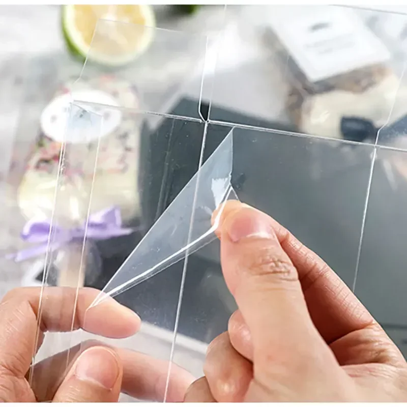 10pcs Transparent Ice Cream Plastic Box Mousse Cake Dessert Packaging Boxes Disposable Popsicle Tray Box Baby Shower Party Favor