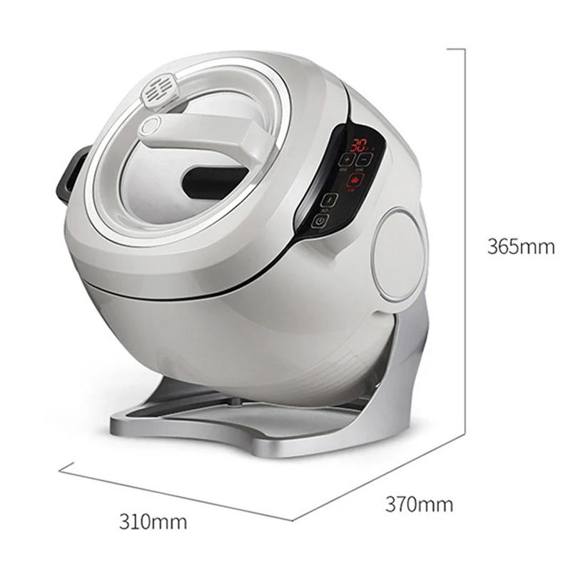 6L Full Automatic Multi Cooker Intelligent Robot Cooker Cooking Machine Non-stick Pan Stir-fry Machine Cooker Touch Panel Cooker