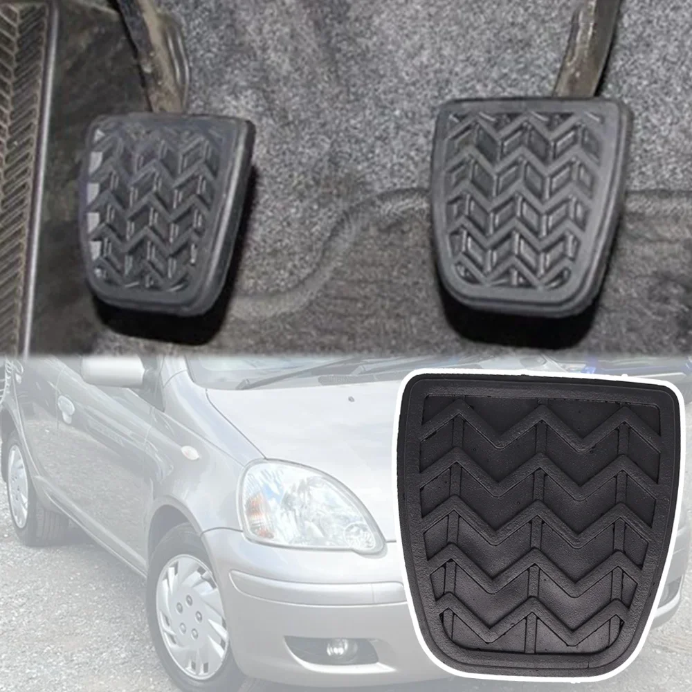 

For Toyota Yaris XP10 2000 2001 2002 2003 2004 2005 Platz Vitz Car Rubber Brake Clutch Foot Pedal Pad Covers Accessories