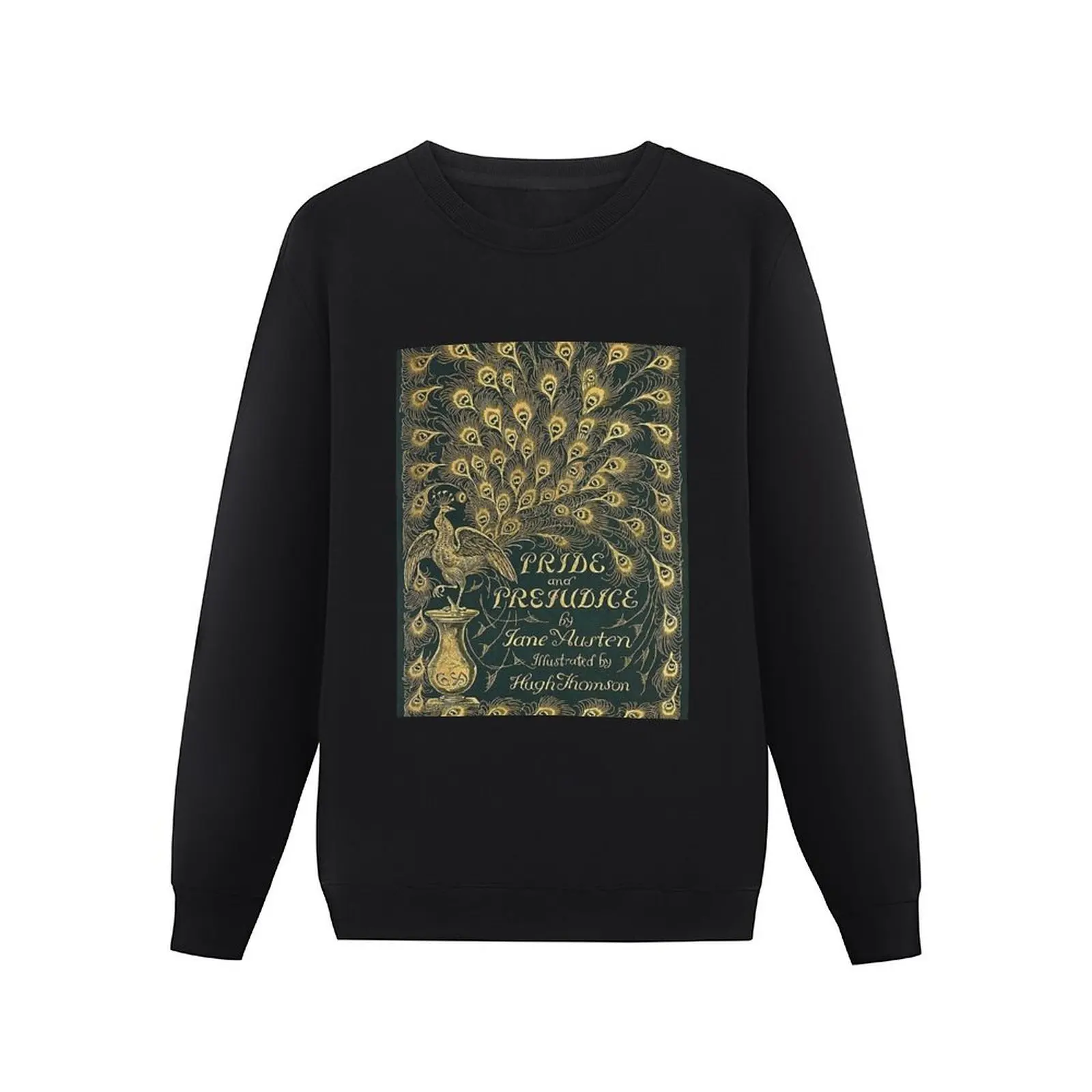 Pride and Prejudice by Jane Austen Book Cover Pullover Hoodie autumn japanese style anime sweatshirt