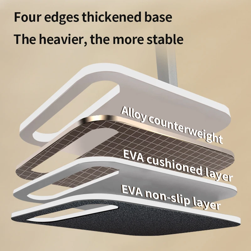 Regulowane, składane, obrotowe uchwyty do telefonów i tabletów, metalowe stojaki, uchwyty na telefony komórkowe do użytku na stole.