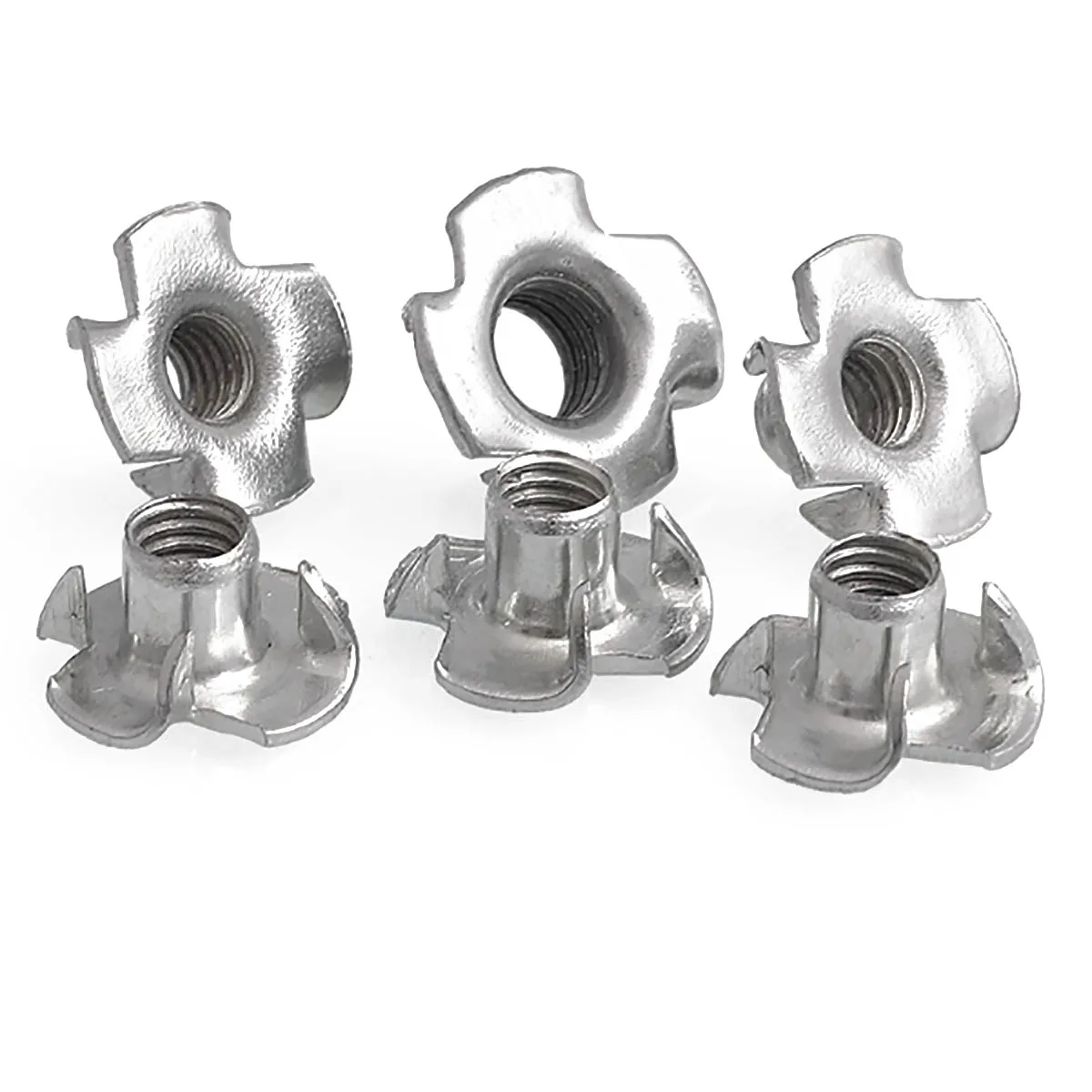 

Thickened Steel Four Claw Speaker Nut Blind Insertion T-shaped Nut M3 M4 M5 M6 M8 M10
