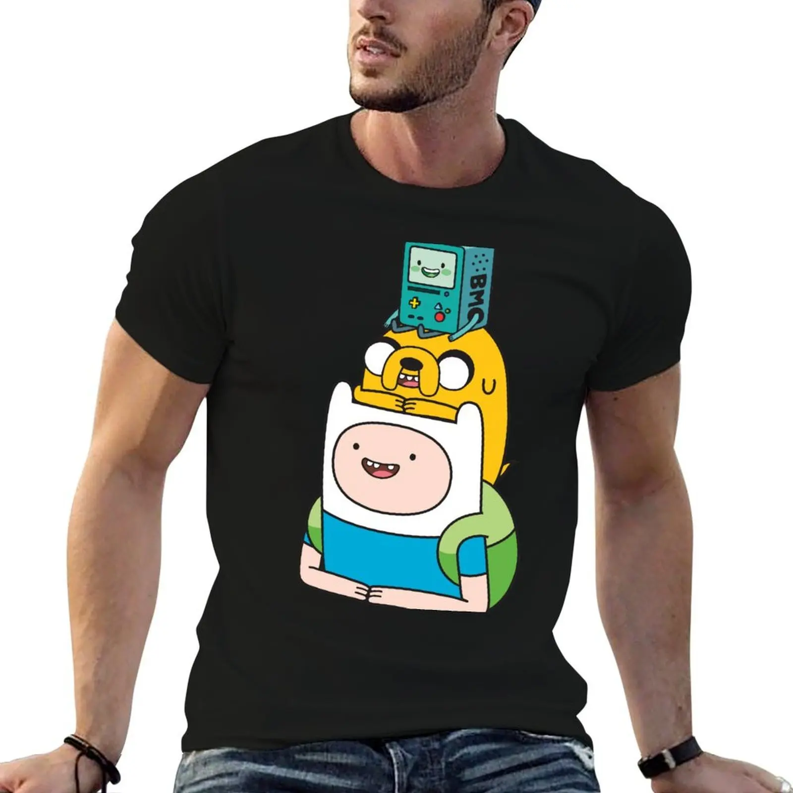 

Finn Jake BMO T-Shirt t shirts designer t shirts for man graphic vintage T-Shirt