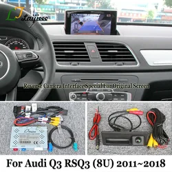 Cámara de marcha atrás para Audi Q3 RSQ3 8U 2011 ~ 2018 pantalla Original/Plug and Play HD visión nocturna Kit de cámara de estacionamiento de visión trasera frontal