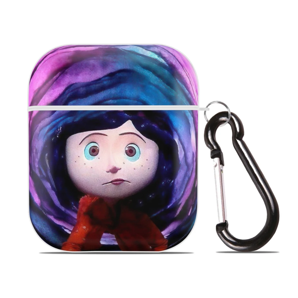 

Anime Ghost Mom for AirPods Case Cover, Hard PC Protective Cover with Buckle, Compatible with Apple AirPods 2nd 1st