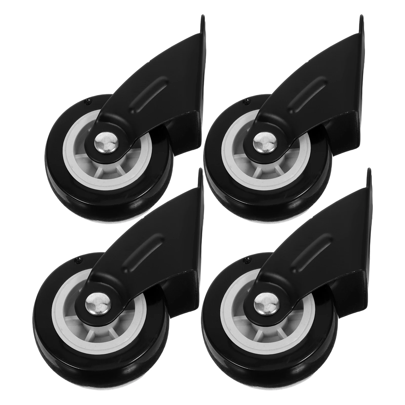 

4 Pcs Translation Bottom Pulley Cabinet Sliding Door Roller Guide One Body Caster Wheels for niture Metal