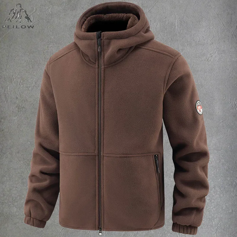 Outdoor Windbreaker Polar Fleece Military Jacket Men Winter Casual Thicken Camping Jacket Male Warm Hiking Coats Parkas Clothing