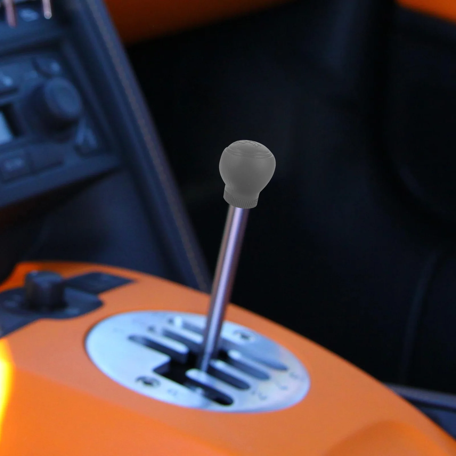 

2pcs Silicone Shift Knob Cover Round Universal Fit For Manual Automatic Transmission Vehicles 5 Speed Gear Stick Protector Car