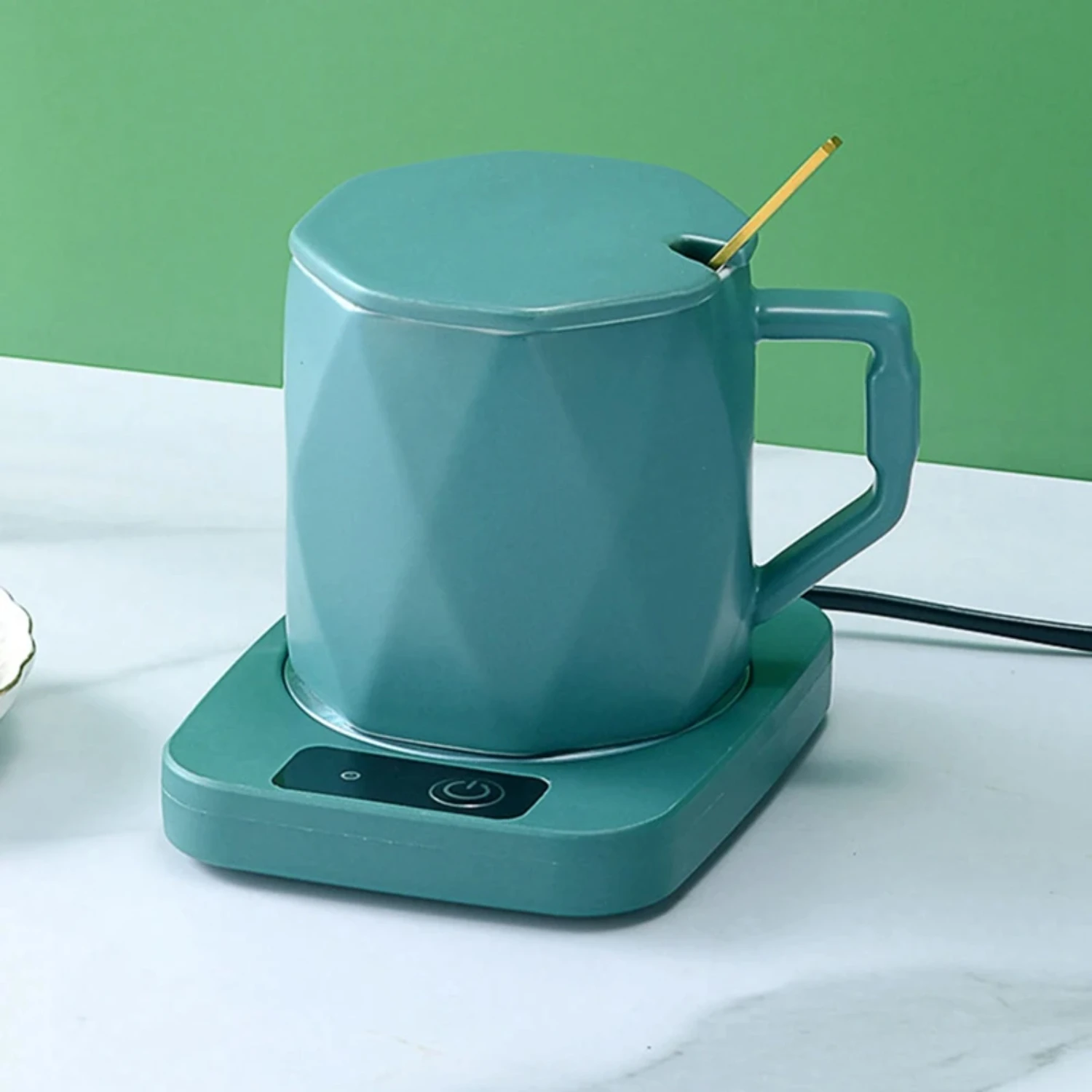 Chauffe-Tasse Électrique Efficace à Température Constante, Prise UE, pour la Maison ou le Bureau, Nouveau