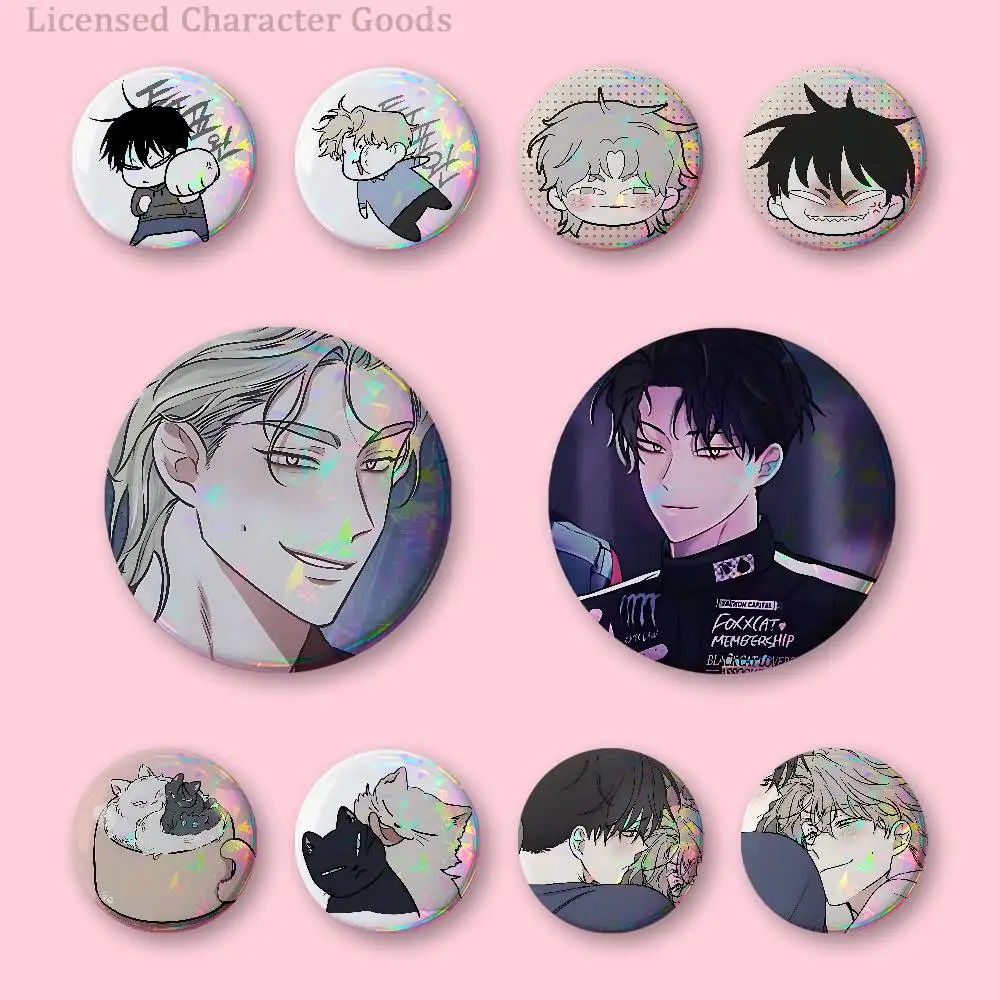 L-Low T-Tide in T-Twilight 32mm 58mm 75mm 44mm 25mm Anime Badges Brooches DIY Pins Decorations Birthday Gifts