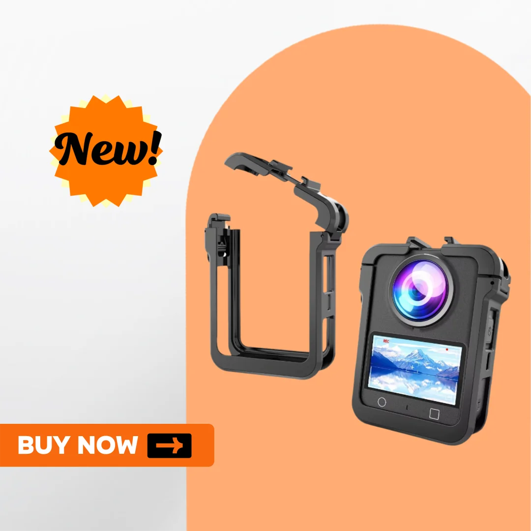 

For DJI OMSO 360 Action Camera Magnetic Quick-Release Plastic Frame Protective Case - Durable Cover for Enhanced Protection