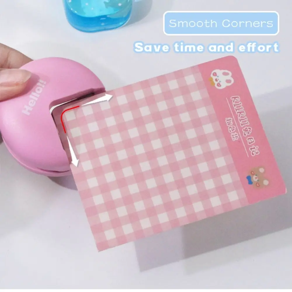 Simple Plastic R4 Corner Rounder Mini Paper Punch R4 Fillet Cutter Portable Card Rounded Cutter DIY Paper Craft