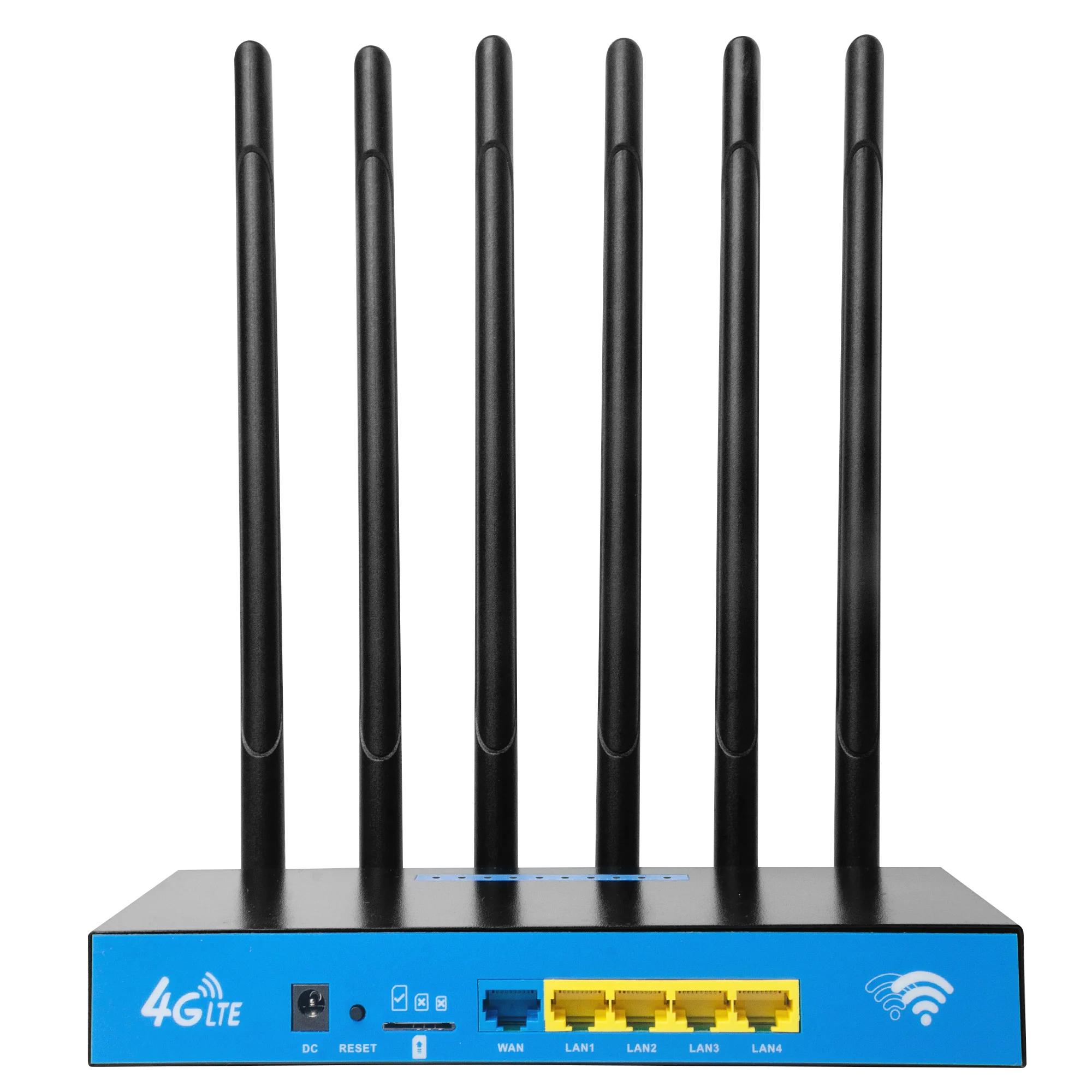 

2025 LT210AC 4G Iron Shell Router 1200Mbps 4Lan 1Wan M2M Vpn Industrial Iot Gateway 4G Lte Cellular Router With Sim Card Wifi