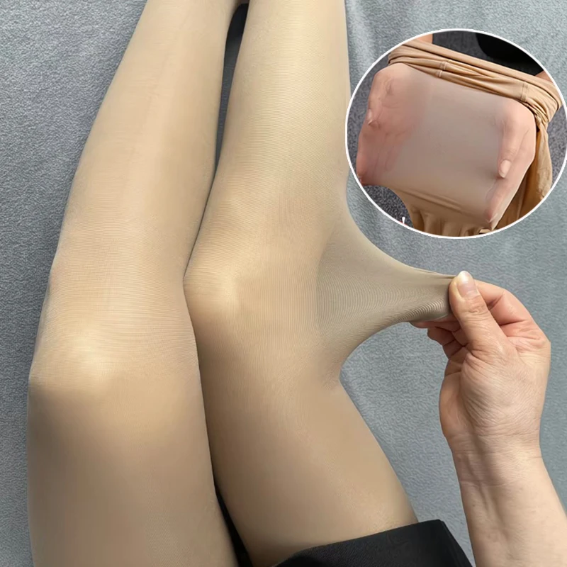 

Колготки женские больших размеров, повседневные, однотонные, полупрозрачные, с высокой талией, бесшовные, ультратонкие, эластичные, с эффектом утягивания, сексуальные