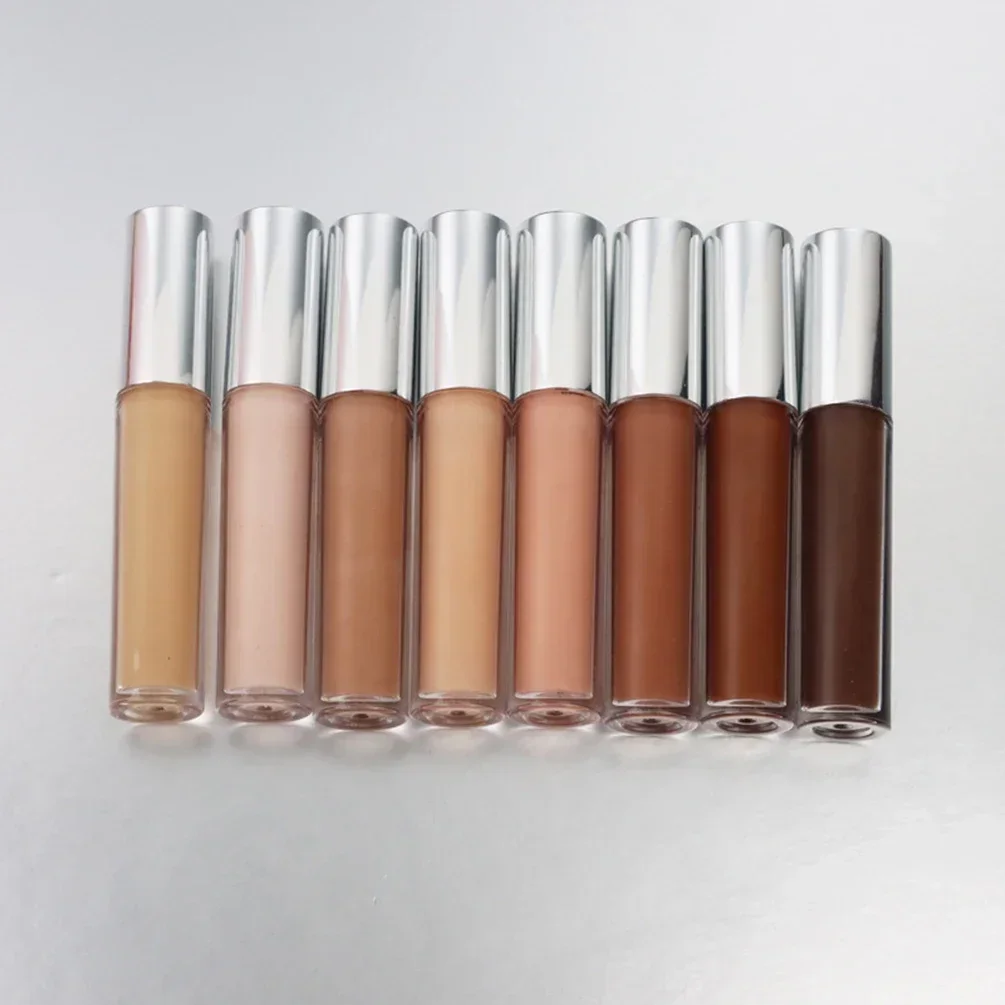 Private Label Liquid Concealer Custom Logo Full Coverage Modify Cover Dark Circles Acne Natural Makeup Wholesale Silver Bulk