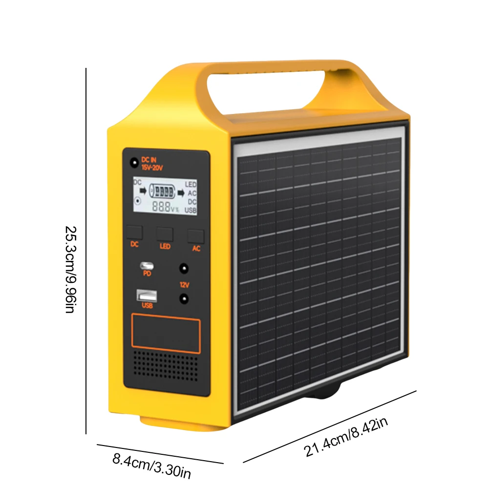 Draagbare Zonne-energie Station 24000mAh 20W Zonne-energie Opslag Generator Systeem Mobiele Voeding voor Buiten Reizen RV Camper