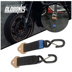 Tie Down Adapter Straps S-Hooks Convert Bolt On Auto Retractable Ratchet Straps to Straps Connecting Bands