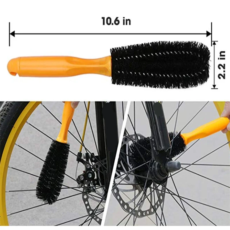 Bicycle Chain Cleaner Set Bike Cleaning Kit Outdoor Cycling Cleaning Tool Mountain Road Bikes Chains Brushes Glove Accessories