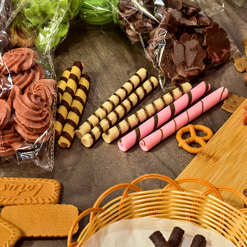 Galletas de simulación para niños, accesorios de simulación, fotografía, galletas falsas, Educación Temprana, bricolaje, 3 unids/lote