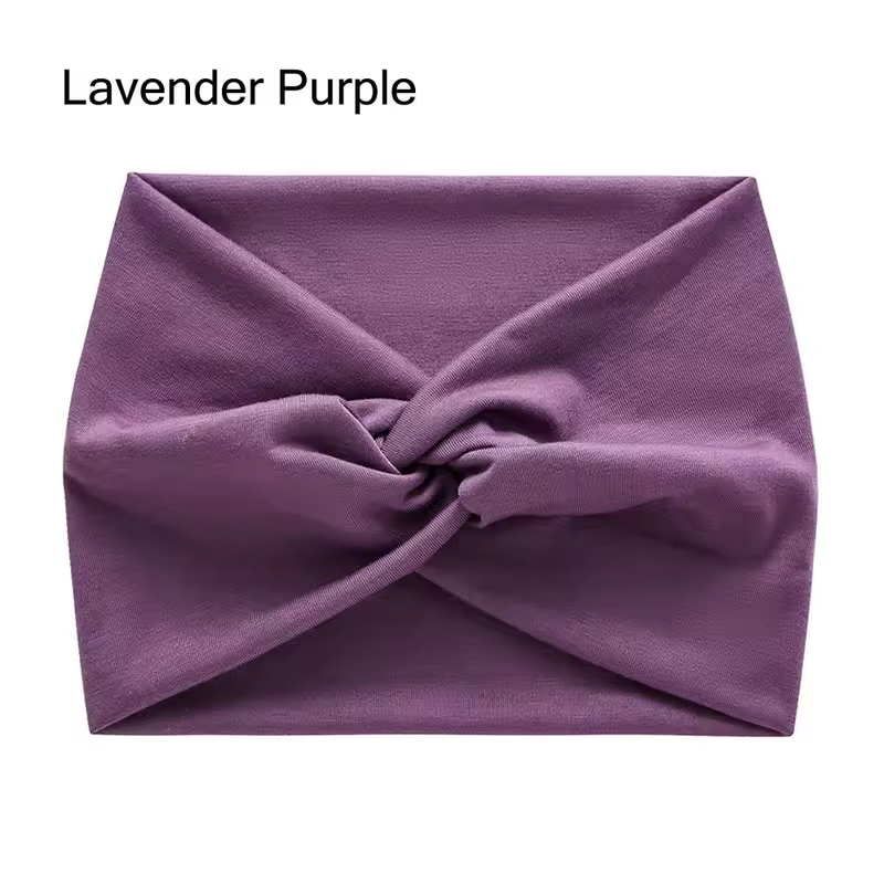 Hair Accessories Twisted Extra Large Thick Wide Headbands Turban Workout Headband Head Wraps for Women - Image 17
