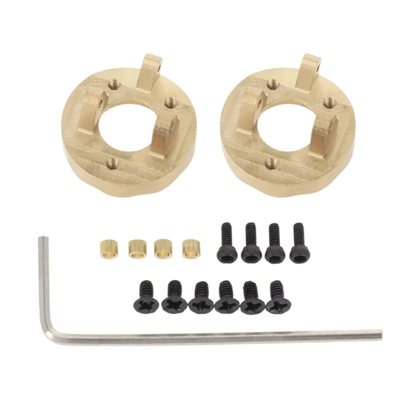 

Brass Steering Cup Rear Counterweight Brake Disc For KYOSHO Miniz Mini-Z Jimny FMS Hilux Wrangler 1/18 1/24 RC Car