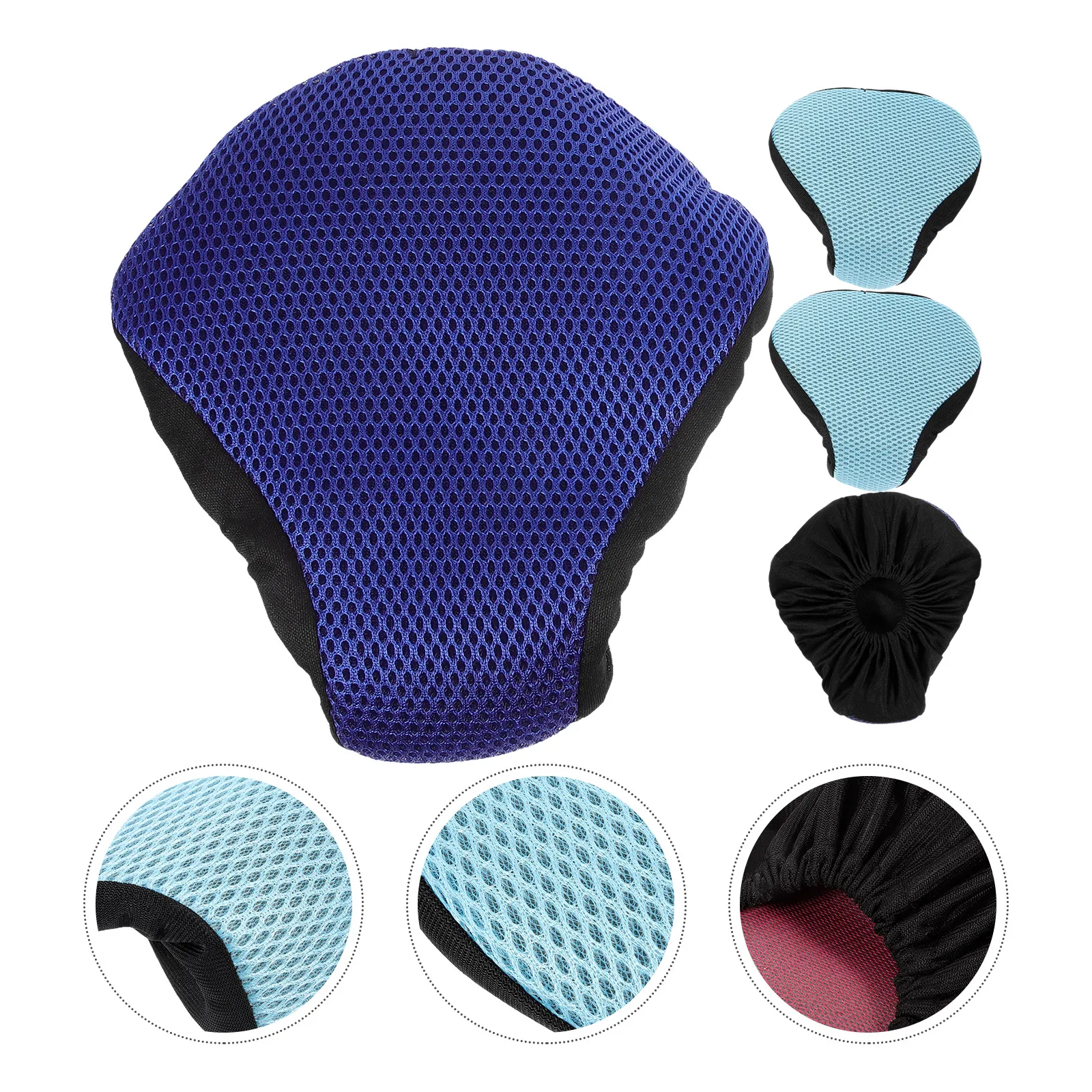 

4 Pcs Bicycle Seat Cover Bike Seats Cushion Accessories Saddle for Thicken Child
