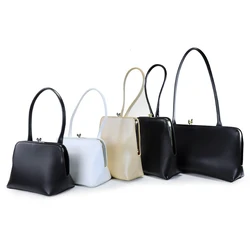 Fashion Smoothy Shoulder Bags Handbags Commuter All-match Large Capacity Shell Pouch Minority Designer Light Luxury Bolsas Mujer