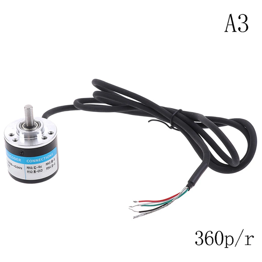 Compact Rotary Encoder For Automation Optical Encoder 6*13mm Axis Rotary Encoder 5000 R min Maximum Speed 6mm Shaft Diameter