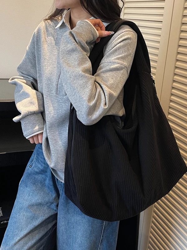 

Large Capaci Casual Versatile Women's Tote Bag Commuter Single oulder Bag Faionable Bag for All Ocns 2025 New Sle