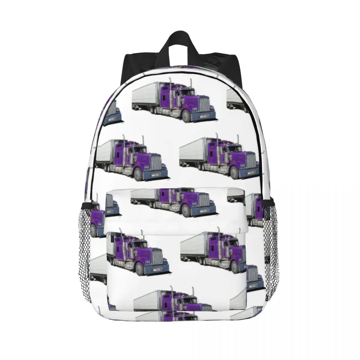 

Purple Kenworth Truck Backpack Hot Sale Daypack Large Capacity Boys Girls BookBag Shoulder Bag for Men Women Children School Bag