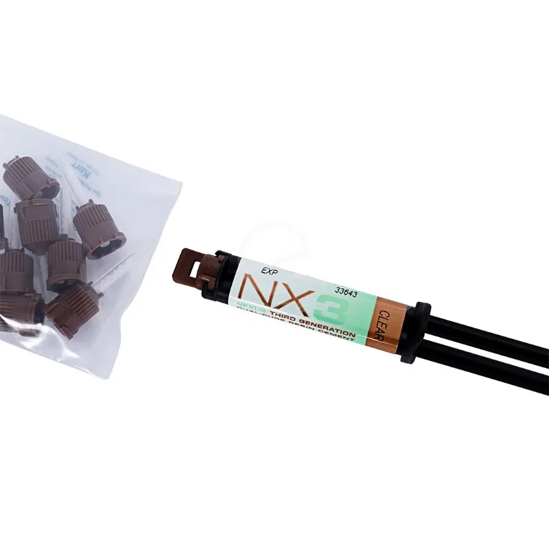 Dental Universal Aesthetic Resin Adhesive System Dual Cure Resin Bonding Dental Materials for Full-etch Self-etch Adhesives