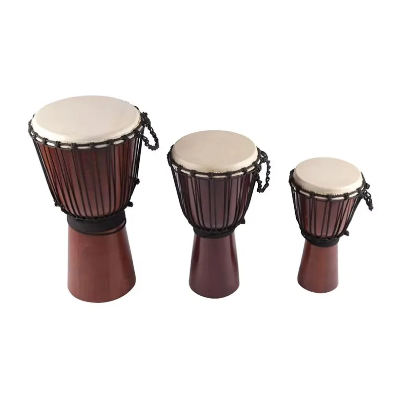 Customizable Djembe African Drum Hand Drum High Quality Percussion Instrument for Kids Adults Beginners Music Learning