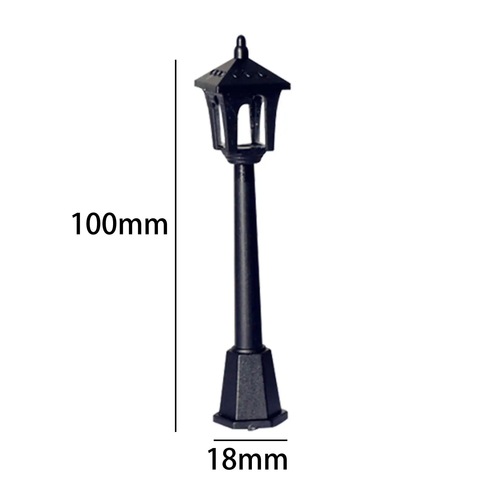 Miniature Street Post Lamps Dollhouse Decoration Lamp Miniature for Crafts 1 12 Scale Accessories Lighting