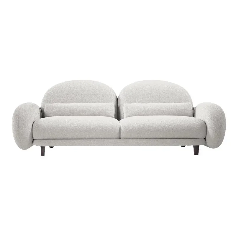 

French, Cream Style, Modern, Minimalist, Pebble, Sofa, Cloud, Curved, Straight Row