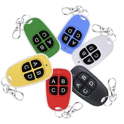 Garage Door Remote Control 433MHz 4 Keys Copy Universal Remote Control Cloning electric gate Remote Controller Duplicator Key