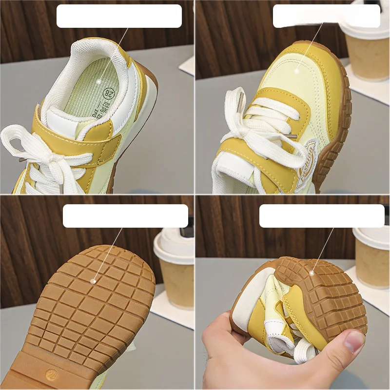Autumn Childrens Boys Sneakers Trend Luxury Outdoor Non-slip School Running Basketball Kids Sports Shoes New Girls Casual Shoes view 6