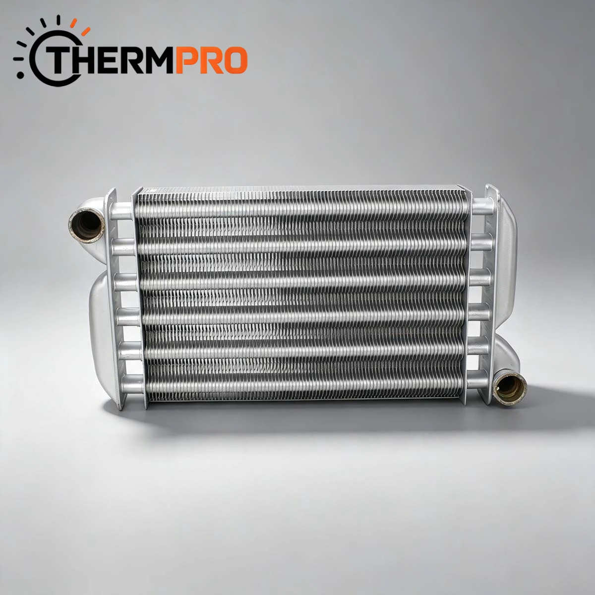Основной теплообменник Bitermic для настенного газового котла Beretta Ferroli, запасные части для замены и ремонта.