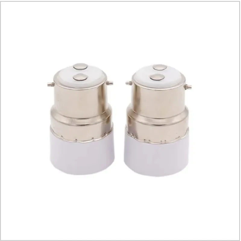 1/2/5pcs B22 To E14 Lamp Holder External Bayonet Lamp Socket Internal Screw Socket E14 Bulb Lighting Tool Lamp Parts A3