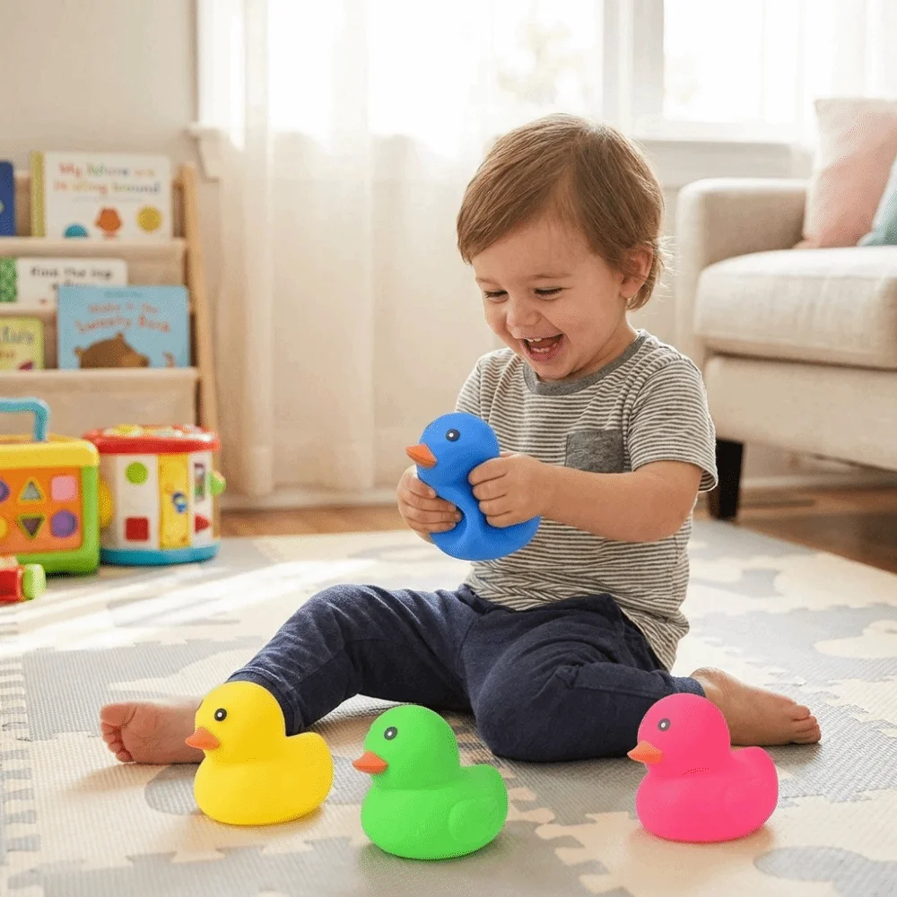 Colorful Duck Pinch Le Large Size Squishy Design Duck Stress Relief Toy TPR Material Soft Squeeze Squishy Duck Toy For Kids