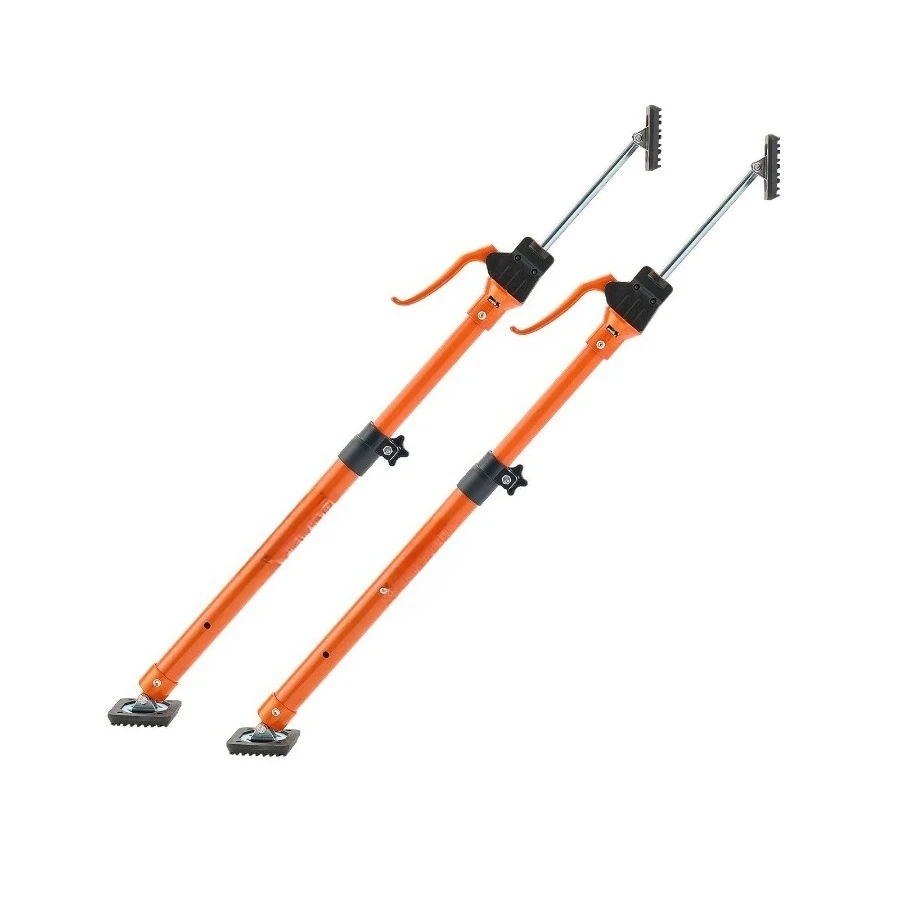 

Cabinet Jack Support Pole, 2-Pack, 25.4-45.3 Inch Steel Telescopic Quick Support Rod, Adjustable 3rd Hand System up to 220 lbs