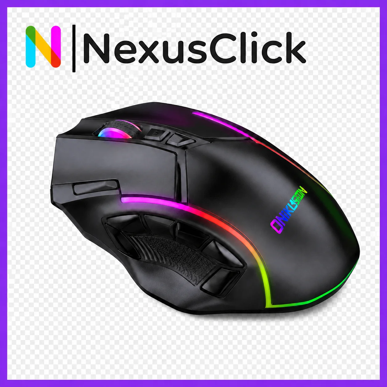 

Wired Programmable Gaming Mouse,12800DPI Multi-Buttons Macro RGB Backlit Ergonomic Design Optical PC Computer Mice For Gaming