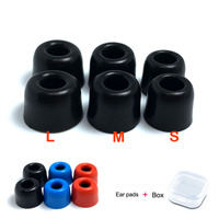 2Pairs Memory Foam Ear Tips T200 4.5mm Earplugs For KZ ZS10 PRO,KZ EDX, SOUNDPEATS H1 Headset Earphones Enhanced Bass Ear Pads