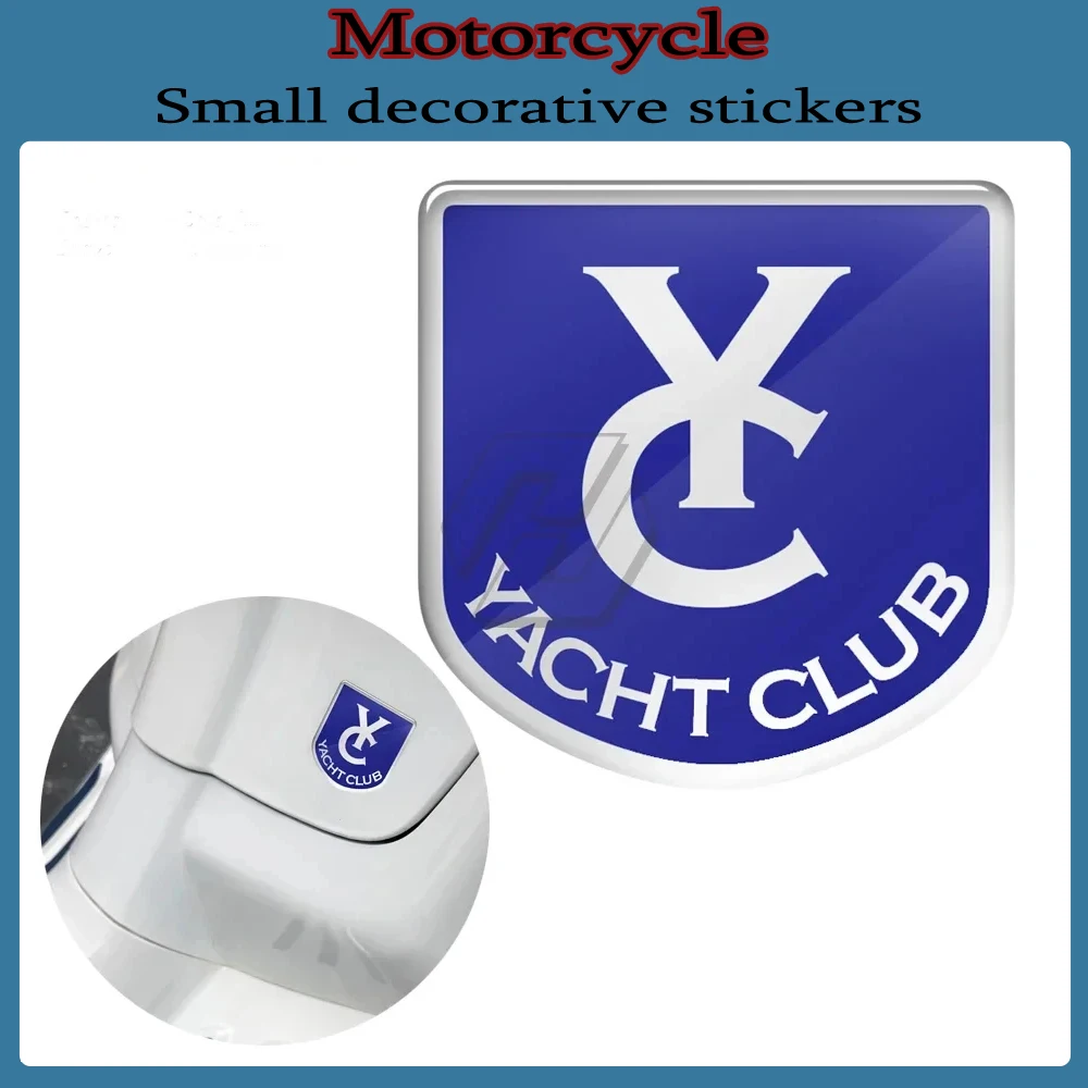 

For Piaggio MP3 Vespa LX GTS GTV Sprint 50 150 300 300ie Decals Yacht Club Sticker 3D Scooter Sticker